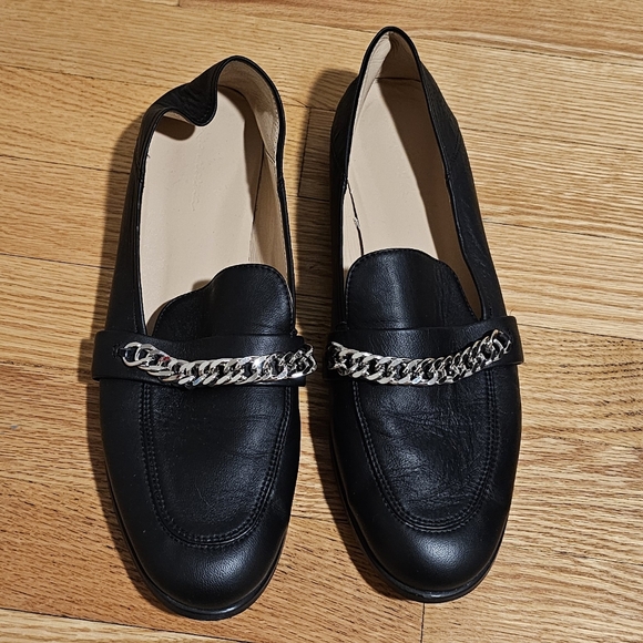 Black leather loafers - Picture 1 of 3